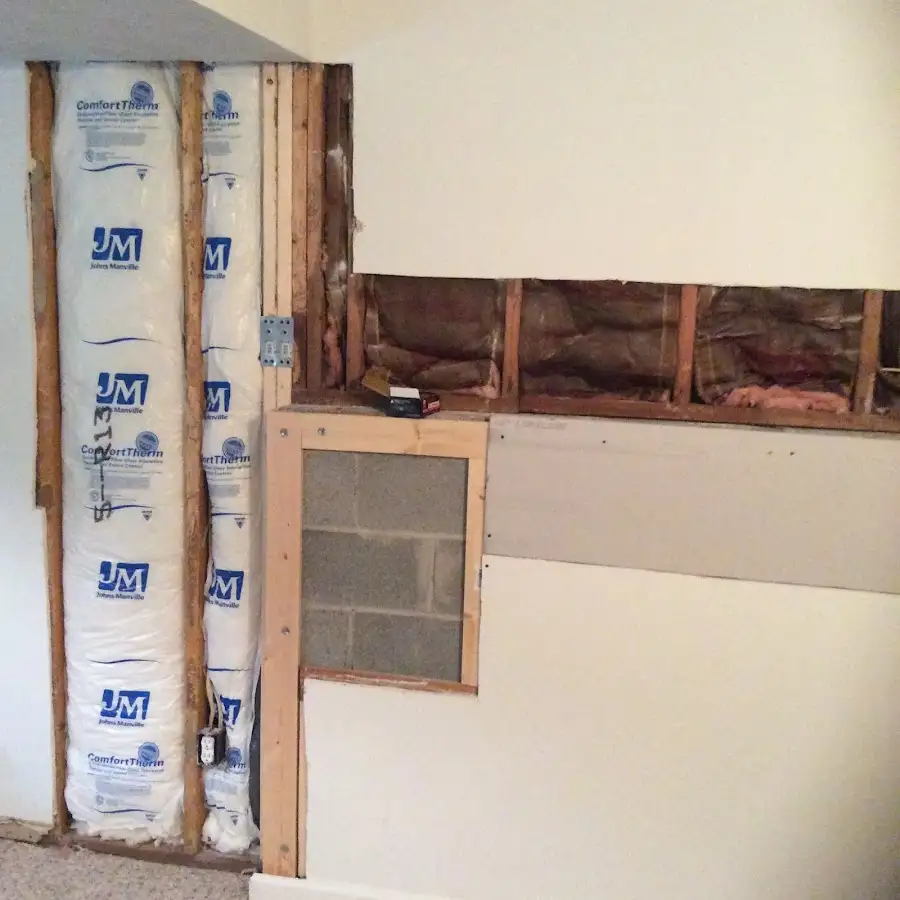 Wall insulation replacement during Structural Drying in Sacramento